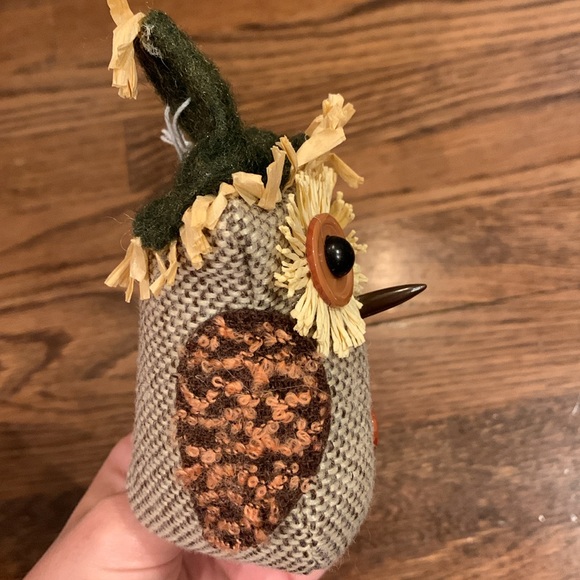 Fall Craft Set- 2 burlap pumpkins and owl and 2 Halloween stencils - Picture 7 of 11